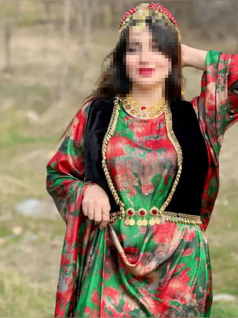 لباس مجلسی کردی زنانه