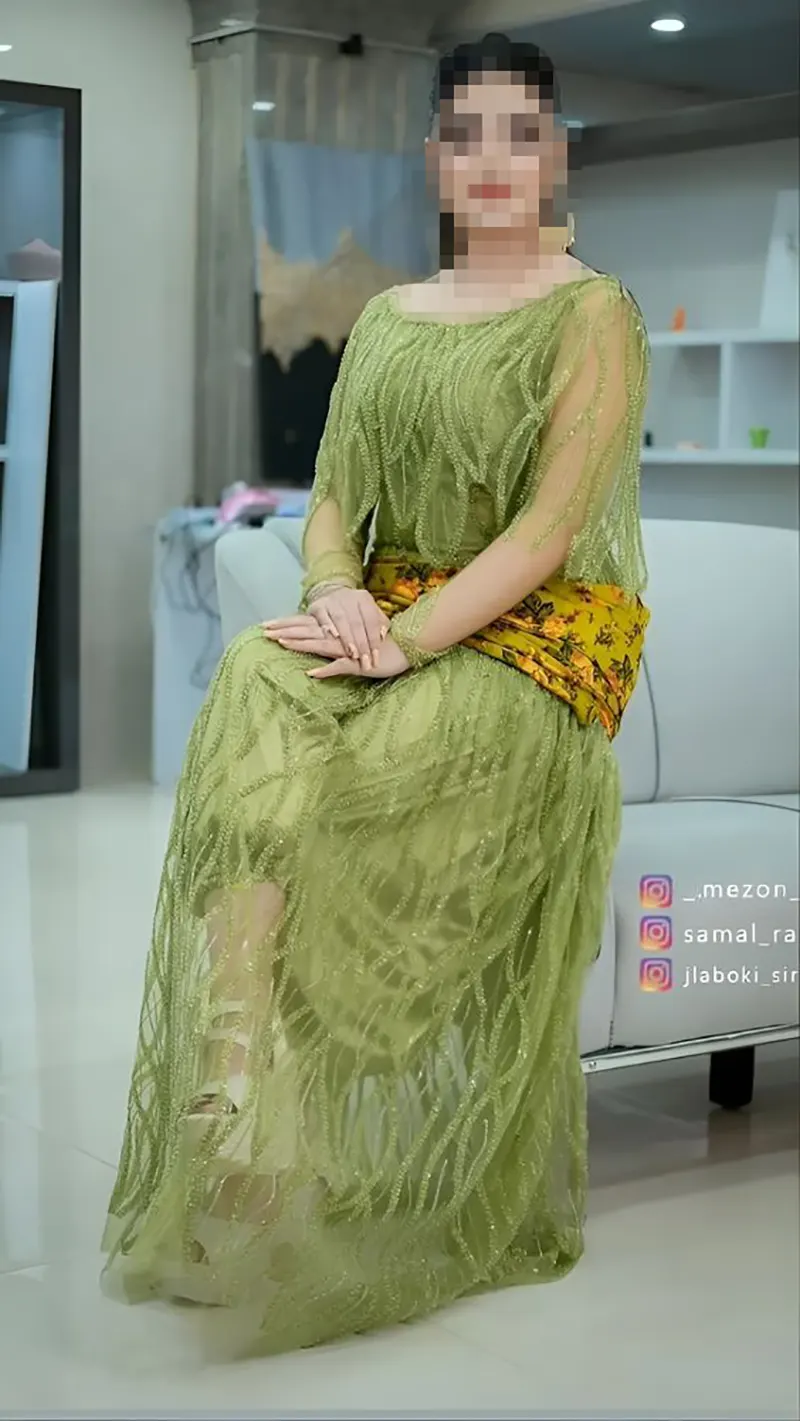 لباس مجلسی کردی زنانه