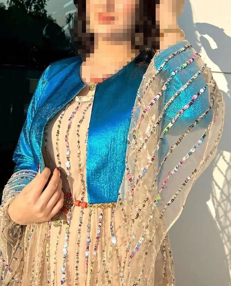 لباس مجلسی کردی زنانه