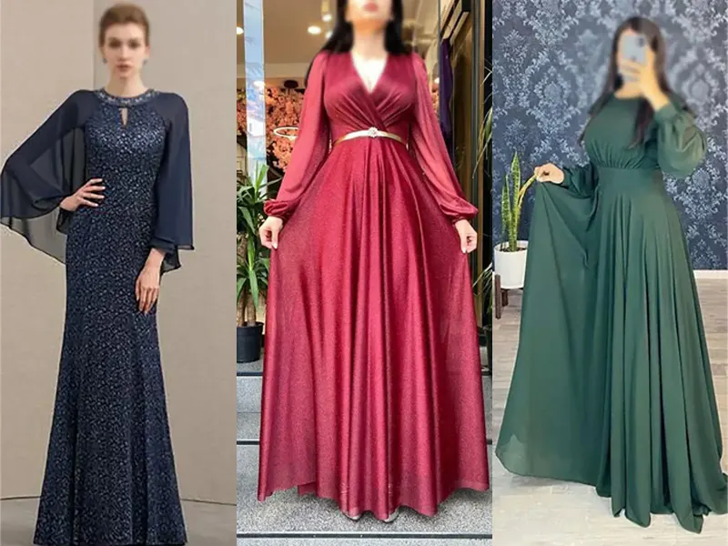 مدل لباس مجلسی ایرانی پوشیده
