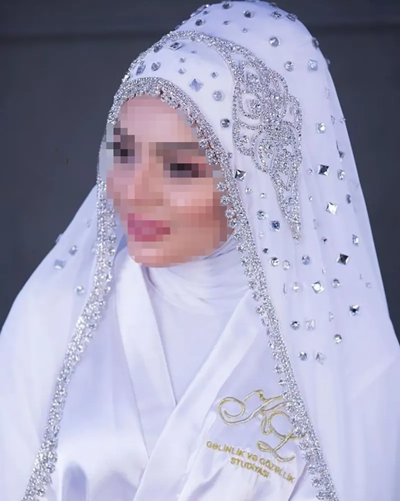 مدل مقنعه حجاب عروس