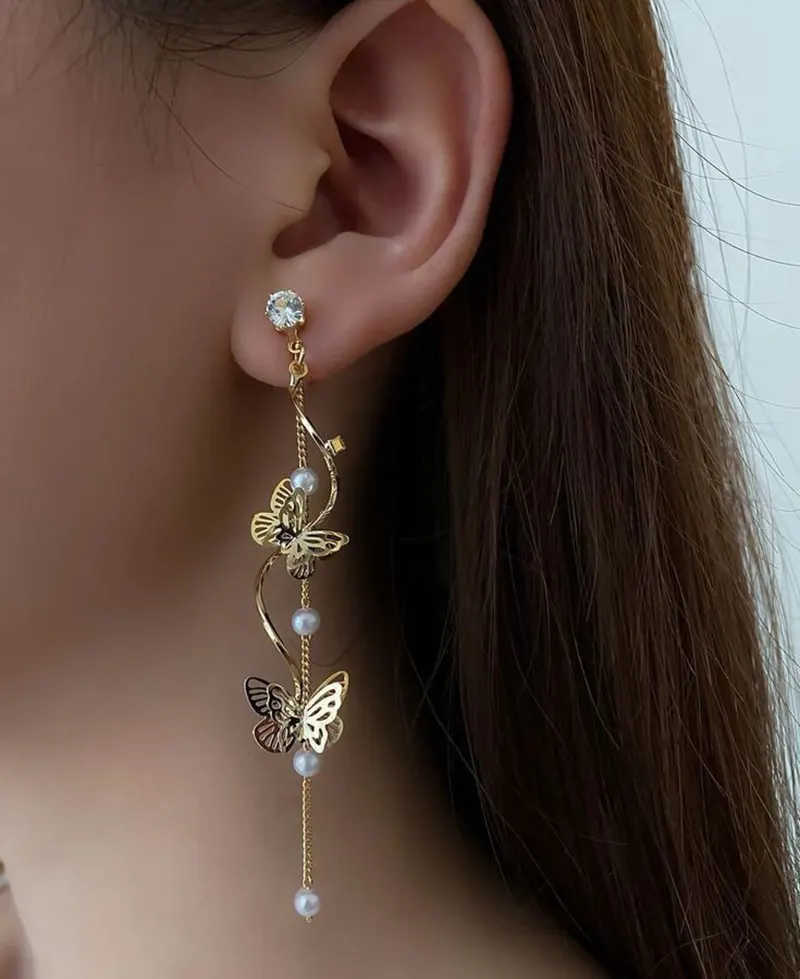 مدل گوشواره پروانه ای خاص