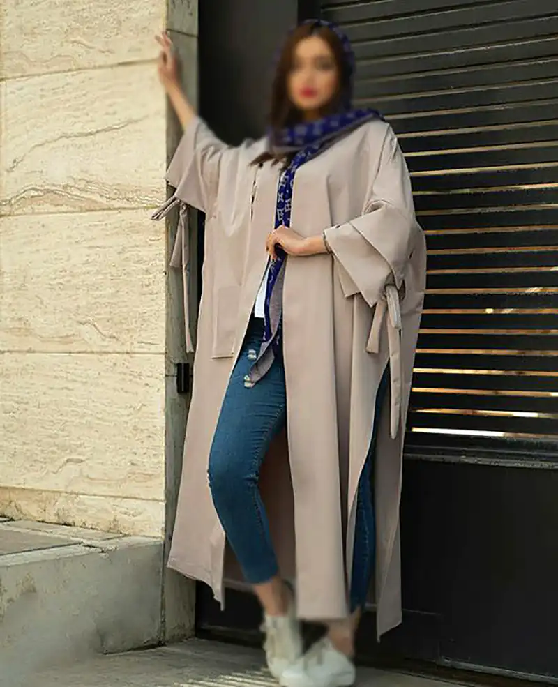 مدل مانتو با پارچه کرپ الیزه