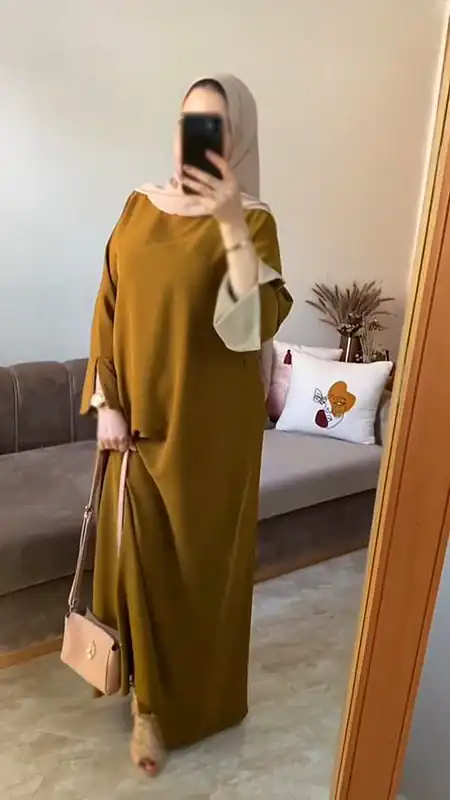 مدل مانتو بلند جلو بسته