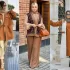 مدل مانتو قهوه ای و کرم فوق العاده شیک؛ طرح هایی که هر جایی پیدا نمیشه!