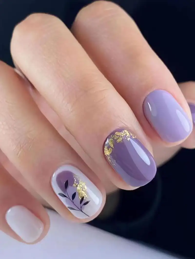 مدل ناخن جدید ساده و شیک بهاری