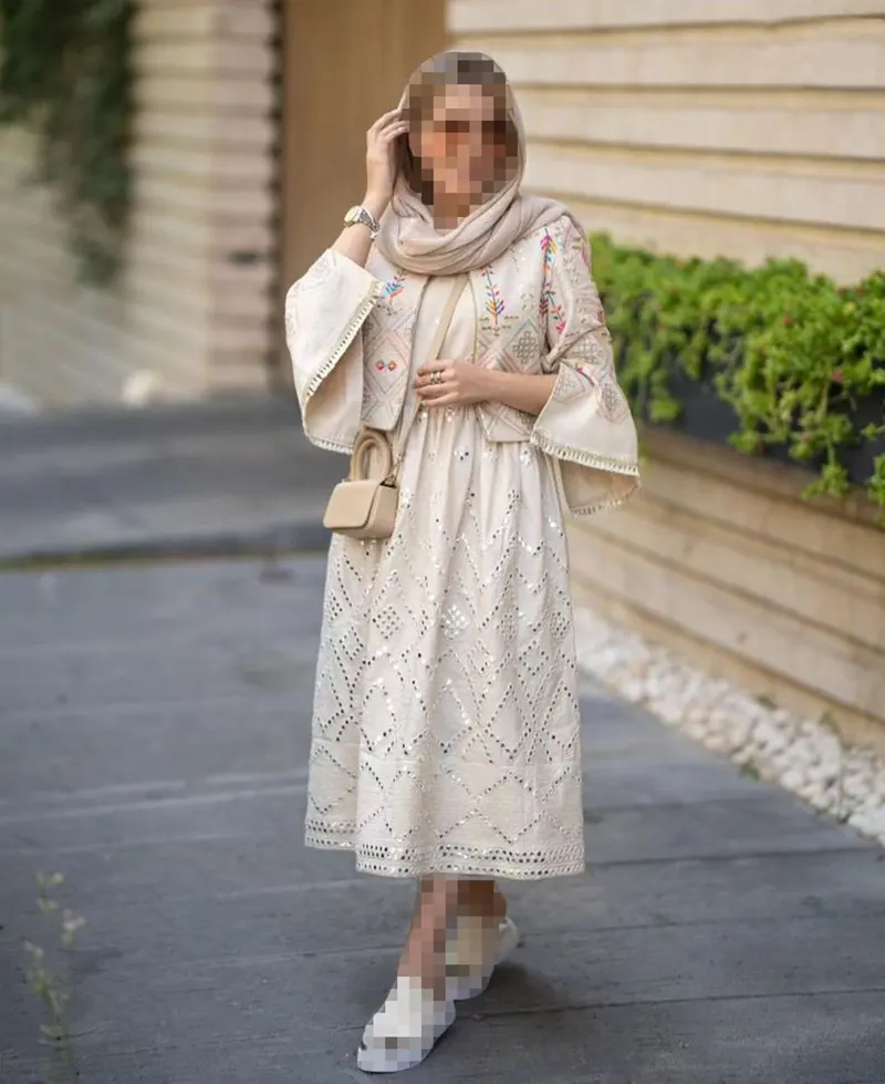 ست دوتیکه کت و پیراهن زنانه
