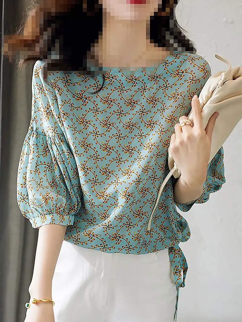 شومیز نخی خانگی زنانه