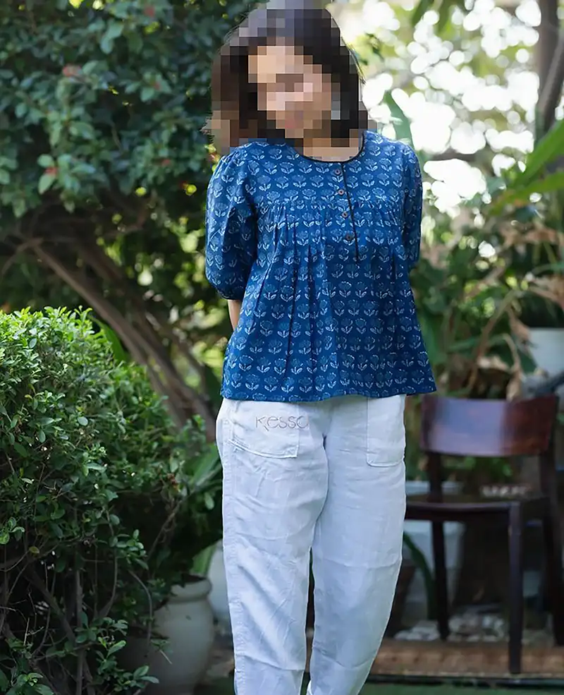 شومیز نخی خانگی زنانه