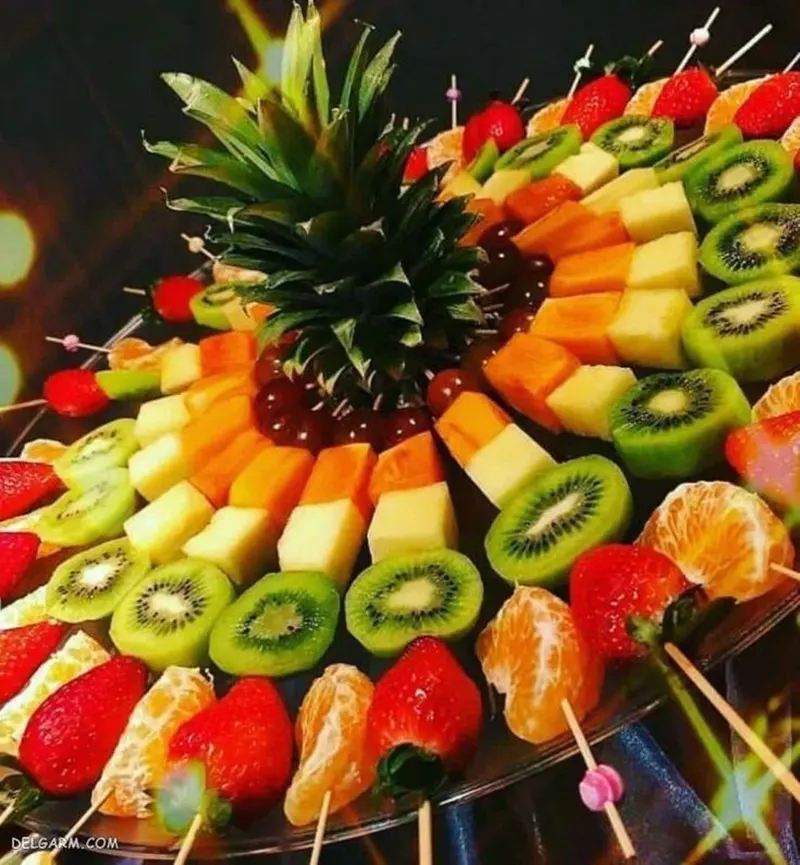 تزئین میوه برای جشنها و مهمانی ها