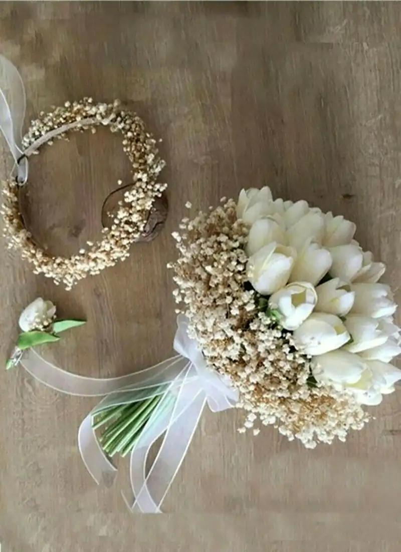 دسته گل عروس ژیپسوفیلا
