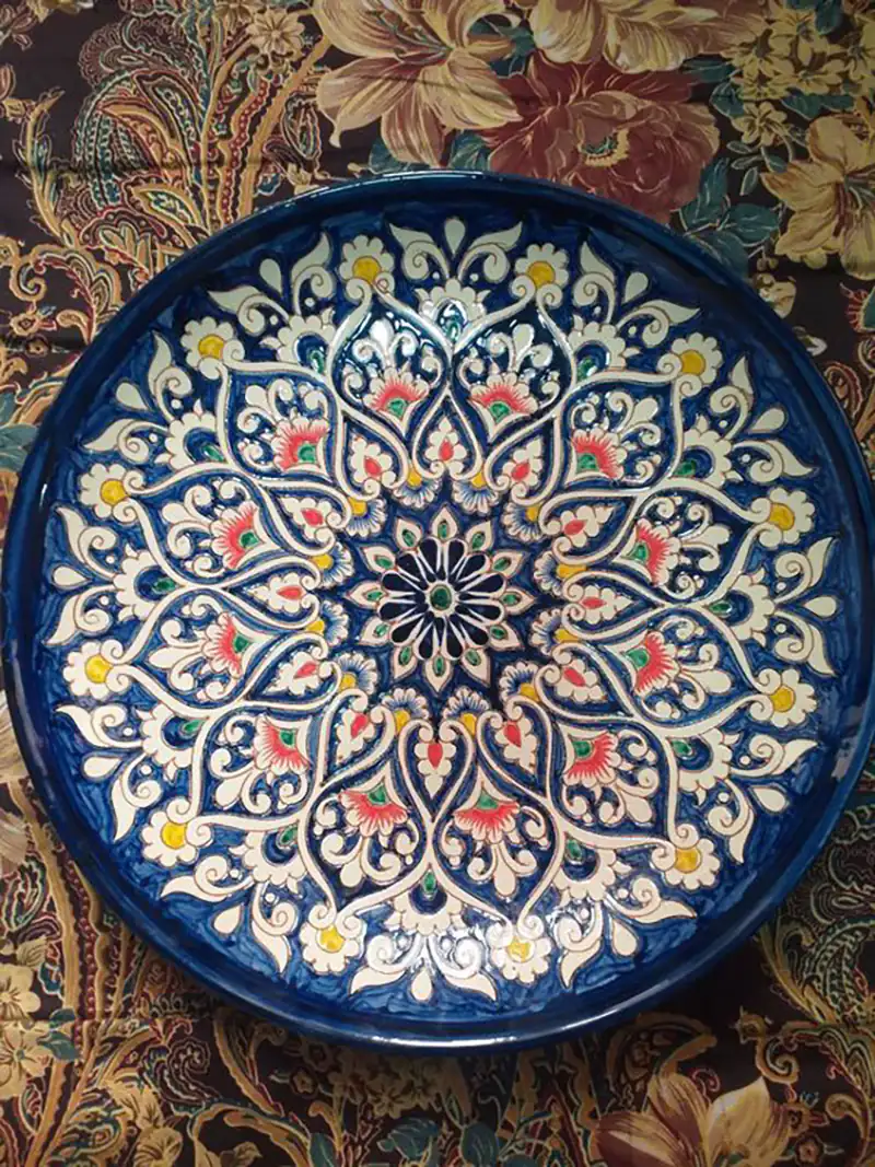 سینی چوبی باطرح تذهیب