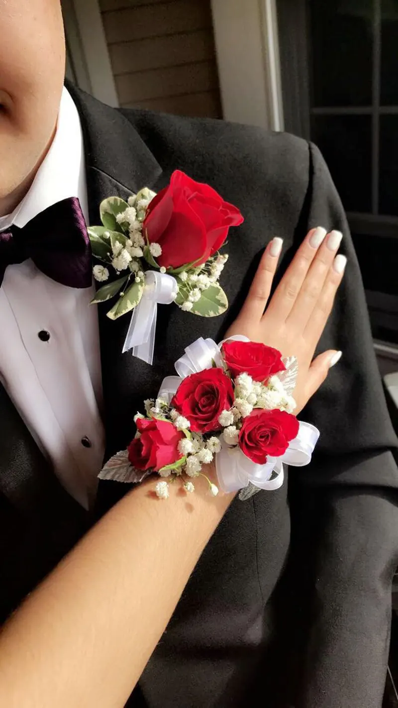 دسته گل حلقه ای عروس