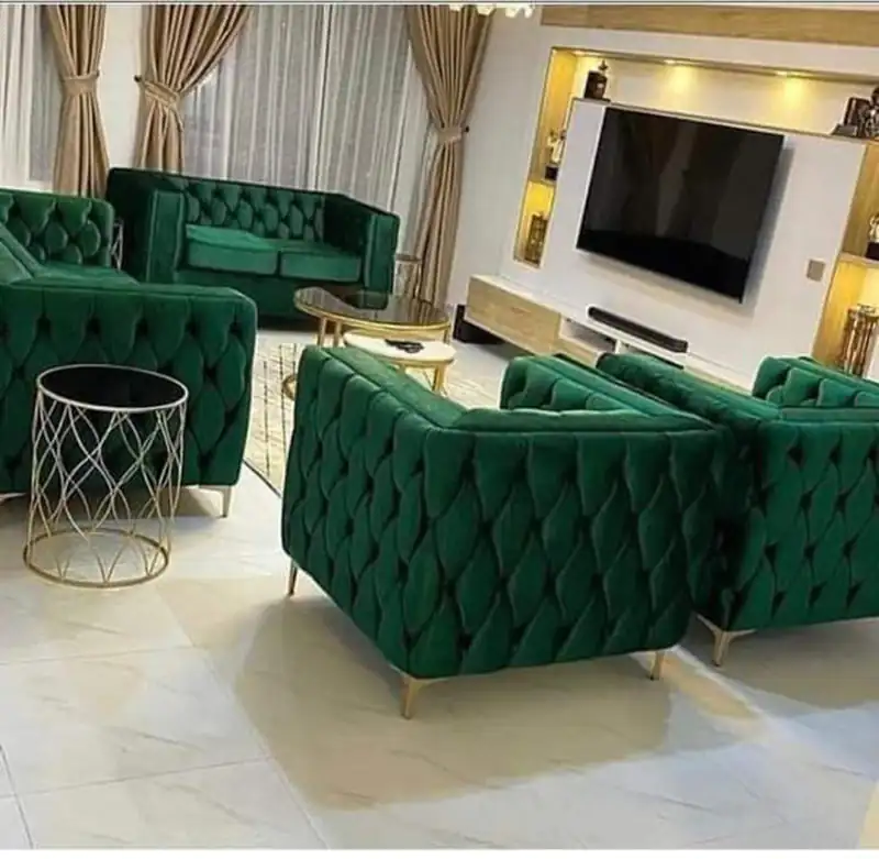 دیزاین منزل با رنگ سبز لاکچری