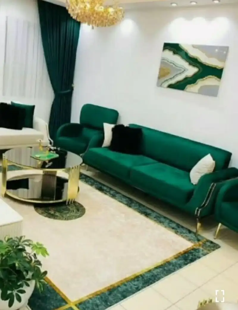 دیزاین منزل با رنگ سبز لاکچری