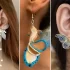 گوشواره طرحدار زنانه فوق العاده قشنگ برای خانم های شیک پوش