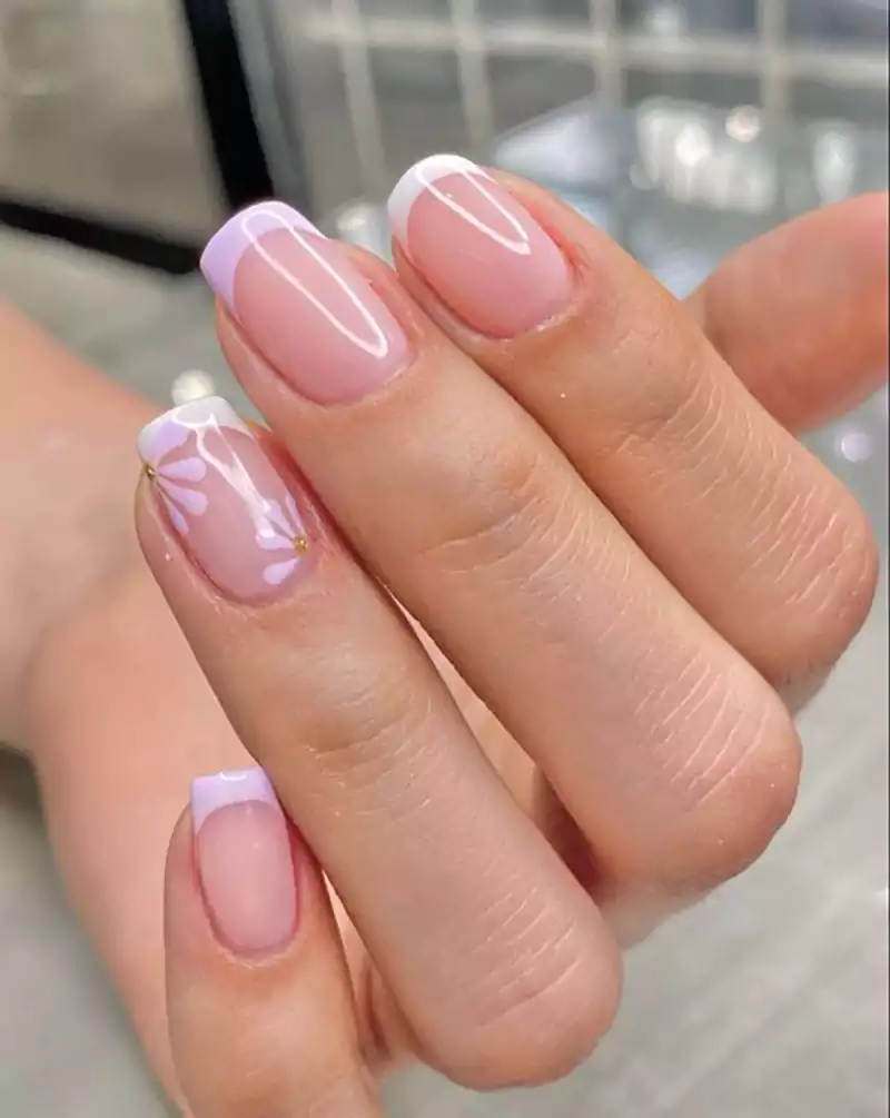 ایده فرنچ سفید ناخن