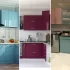 ایده کابینت رنگی آشپزخانه برای زوج های جوان و تازه عروس و داماد