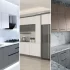 ایده کابینت طوسی آشپزخانه فوق العاده شیک با طرح های جدید