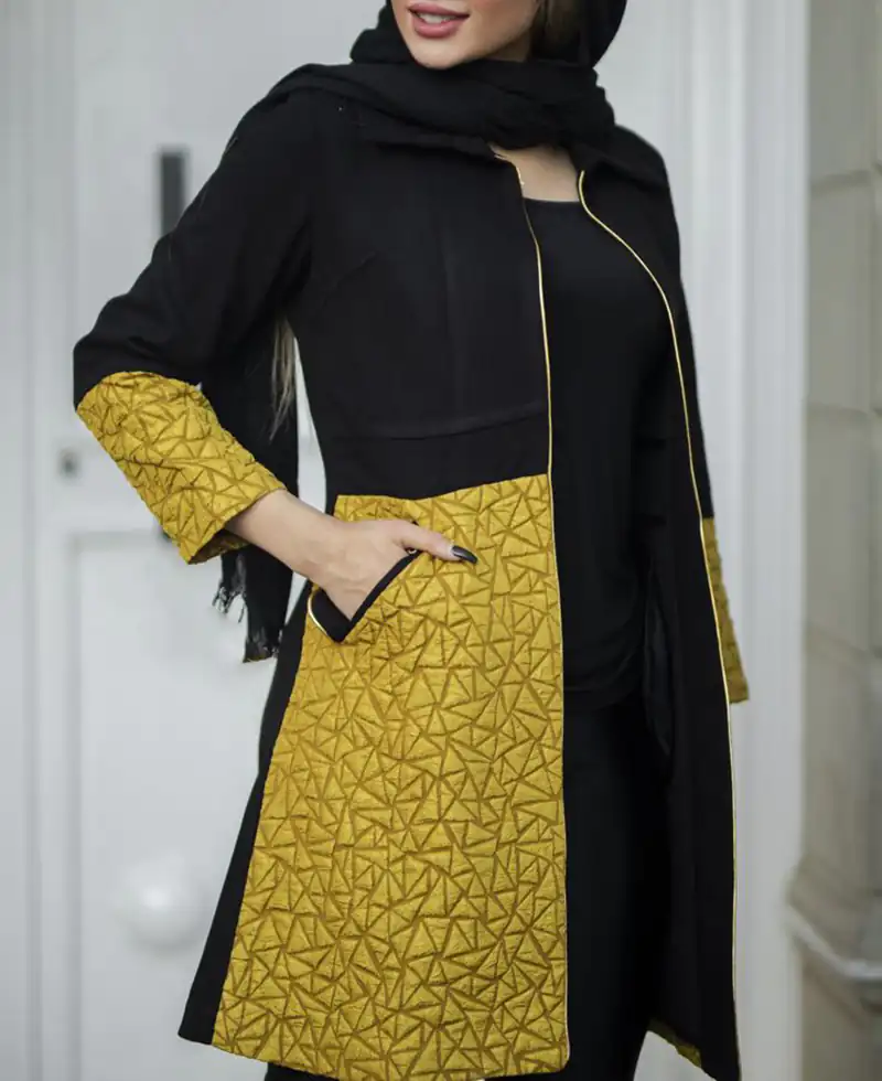 مانتو مزونی سوزن دوزی