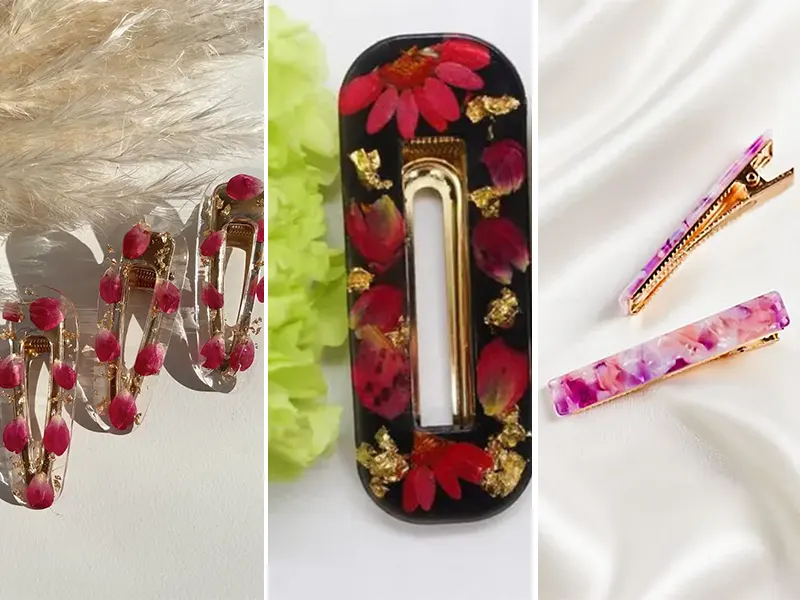 مدل گیره سر رزینی دخترانه