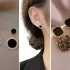 مدل گوشواره شیک و زیبای مشکی با طرح های جدید و بسیار لوکس