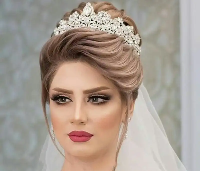 مدل جلوی مو برای عروس