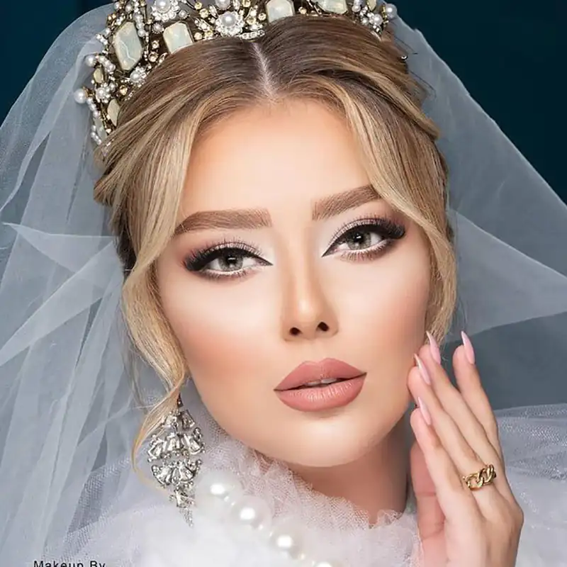 مدل جلوی مو برای عروس