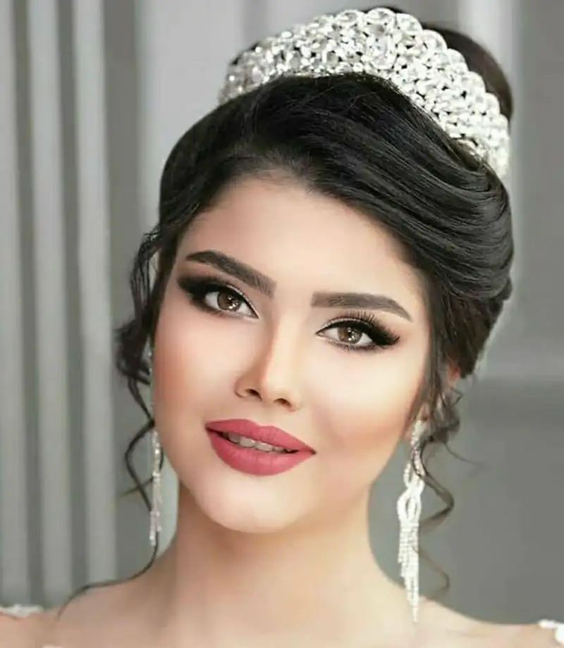 مدل جلوی مو برای عروس