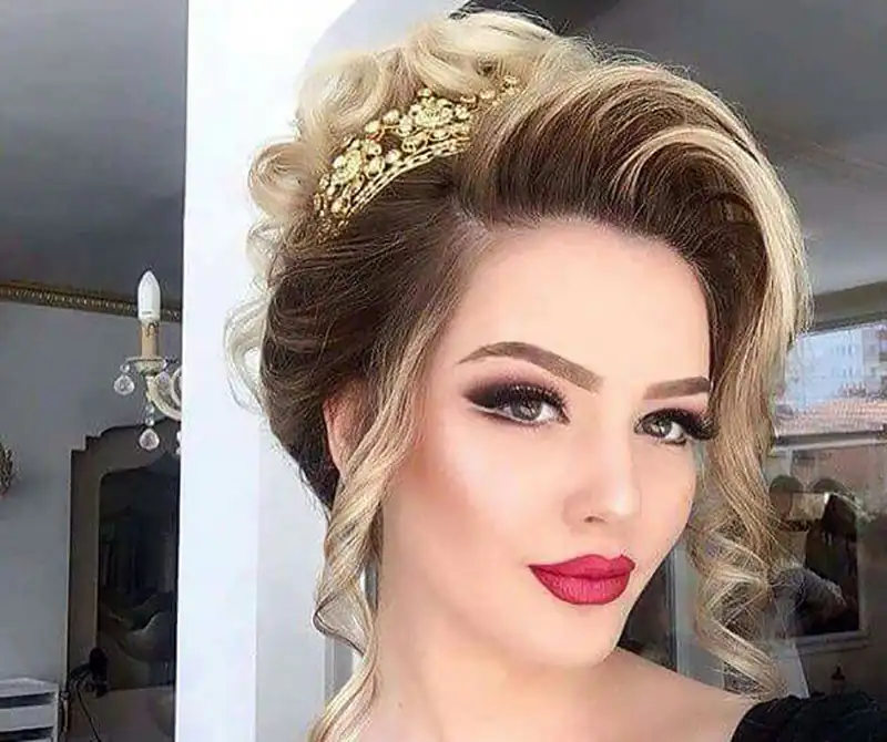 مدل جلوی مو برای عروس