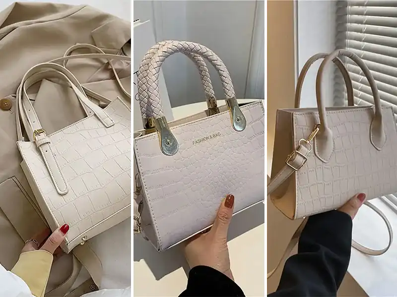 مدل کیف کرمی شیک زنانه