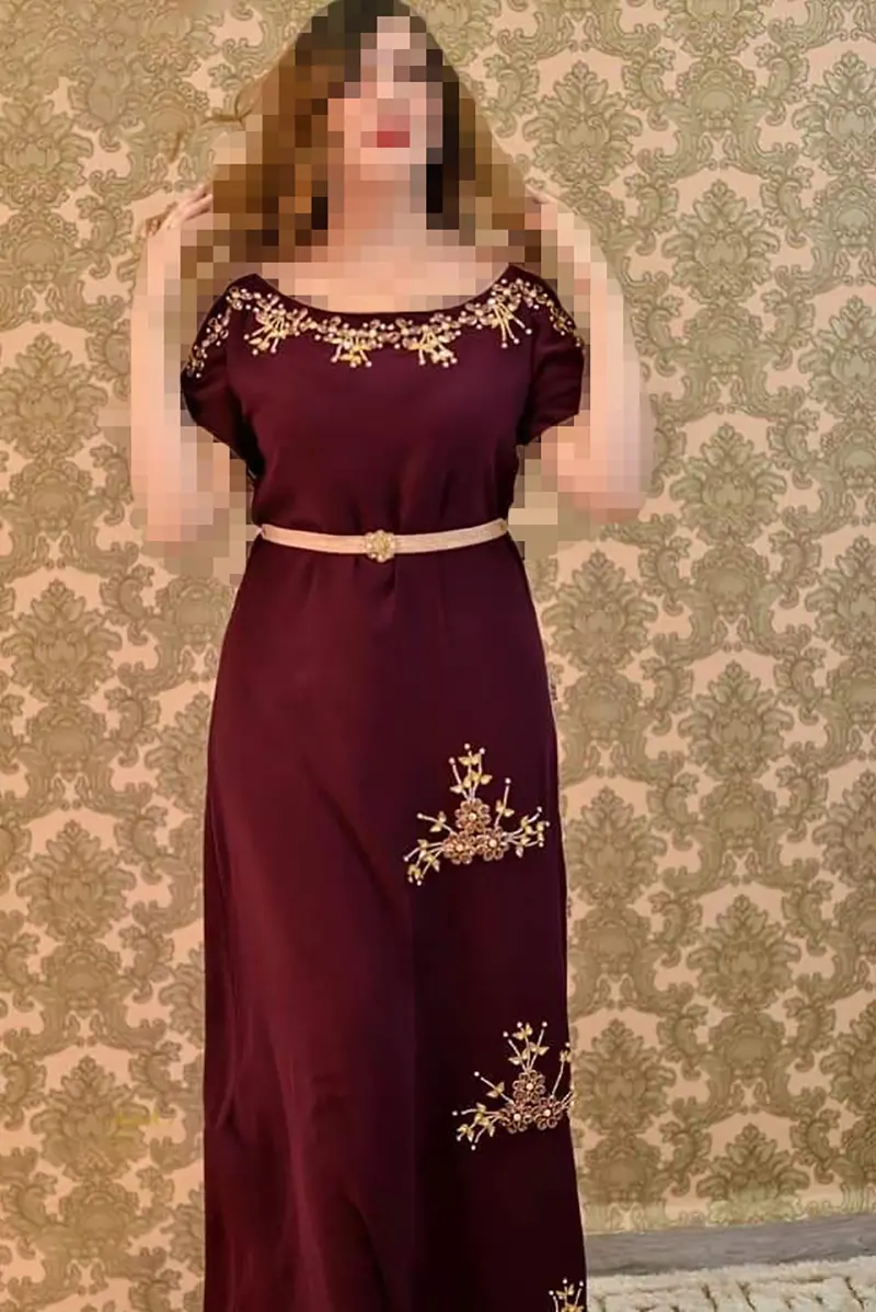 مدل لباس مجلسی زنانه سنگ دوزی شیک