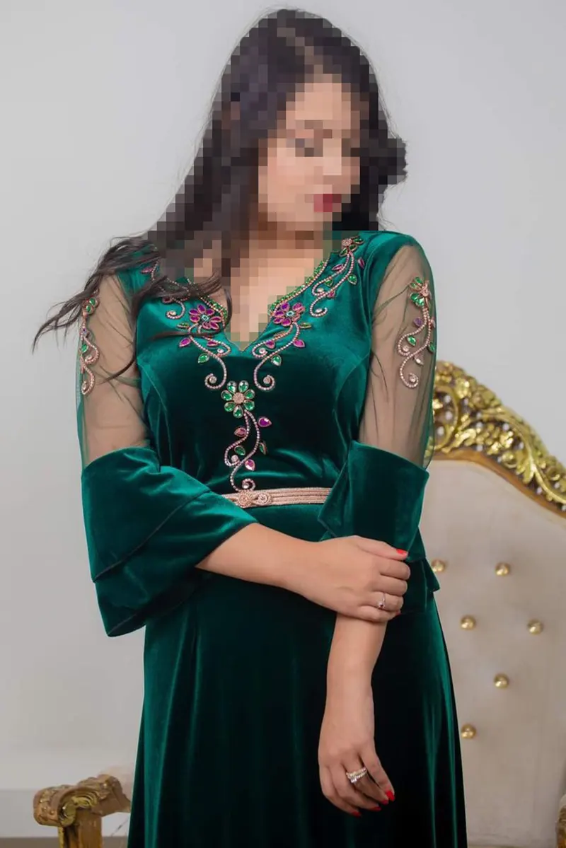 مدل لباس مجلسی زنانه سنگ دوزی شیک