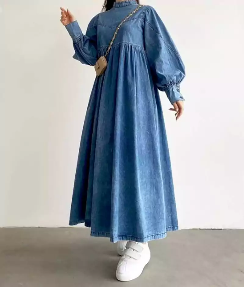 مدل مانتو بلند جین