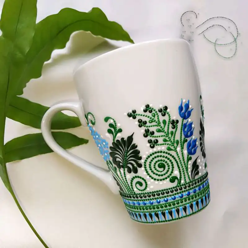 مدل ماگ طراحی شده با داتینگ