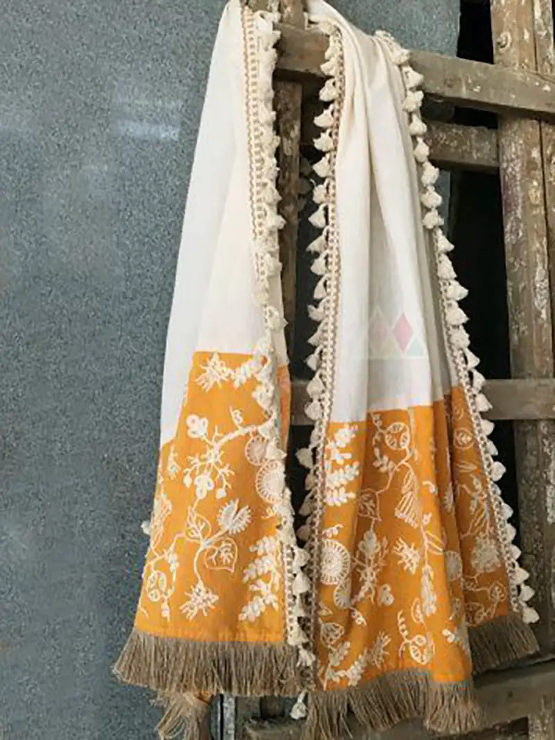 مدل روسری مجلسی رنگی