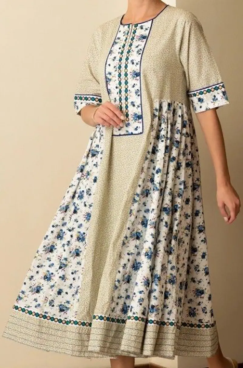 پیراهن بلند سنتی زنانه