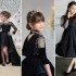 پیراهن مشکی پرنسسی دخترانه برای دختربچه های شیک پوش