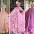 پیراهن پرنسسی صورتی فوق العاده شیک مناسب برای عکاسی و فرمالیته