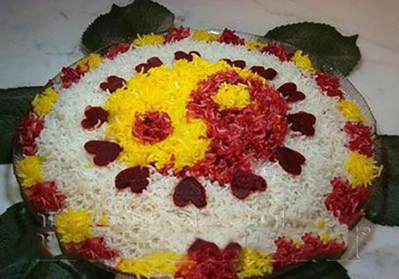 پرطرفدارترین روش های تزیین پلو