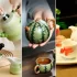 سرویس فانتزی چای خوری بسیار شیک و گوگولی مناسب جهیزیه