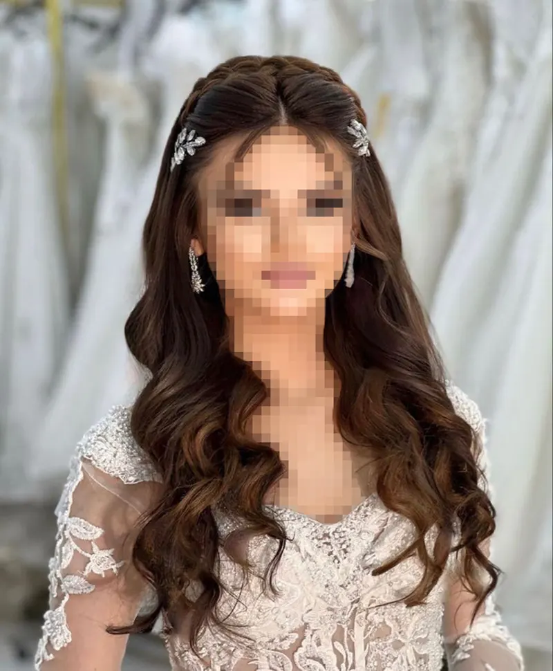 شنیون شیک عروس