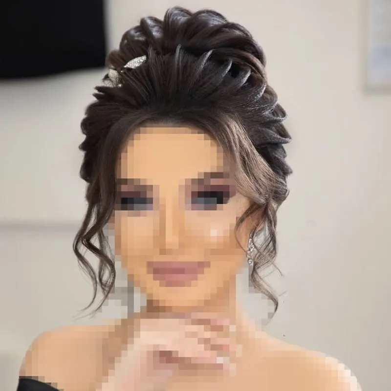 شنیون شیک عروس