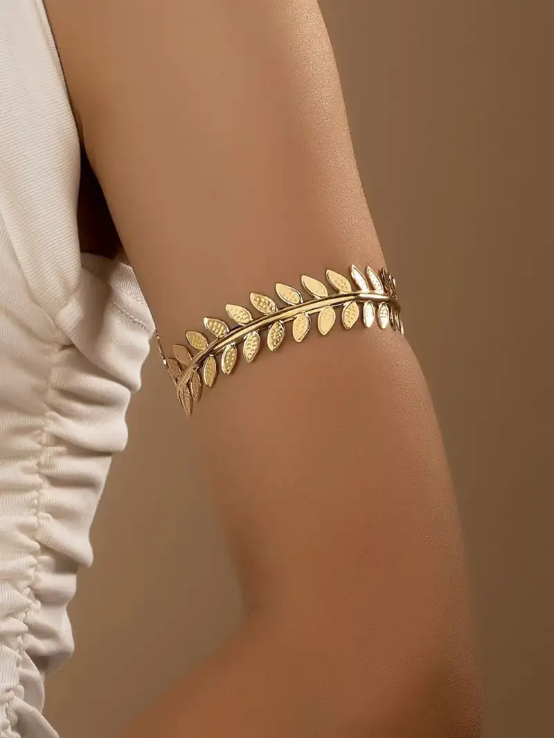 دستبند طلا زنانه طرح گندم