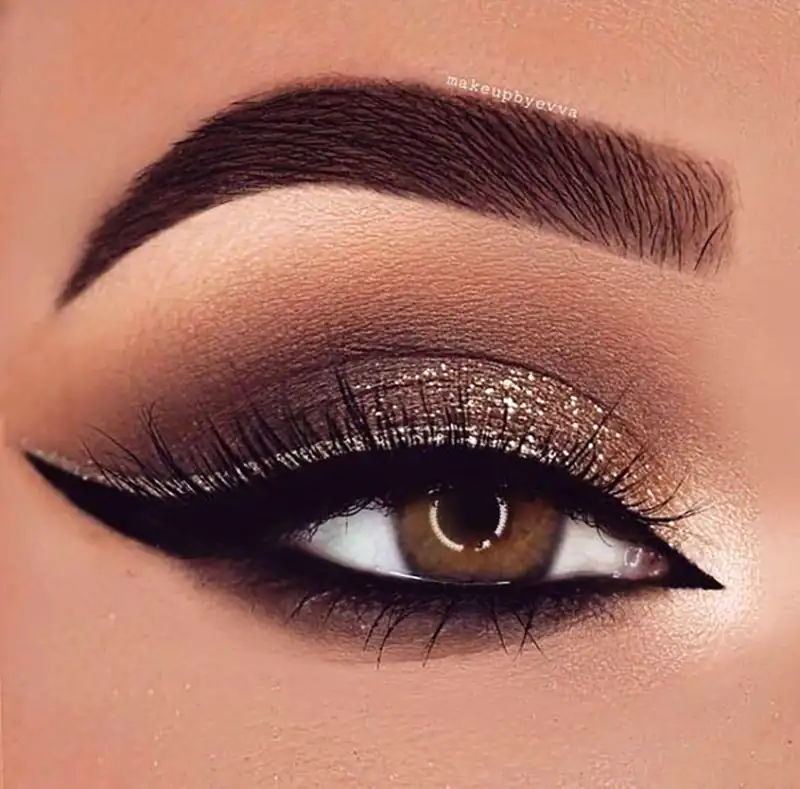 ایده برای میکاپ چشم قهوه ای