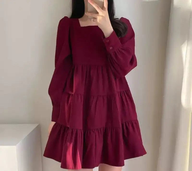 مدل پیراهن طبقه ای زنانه