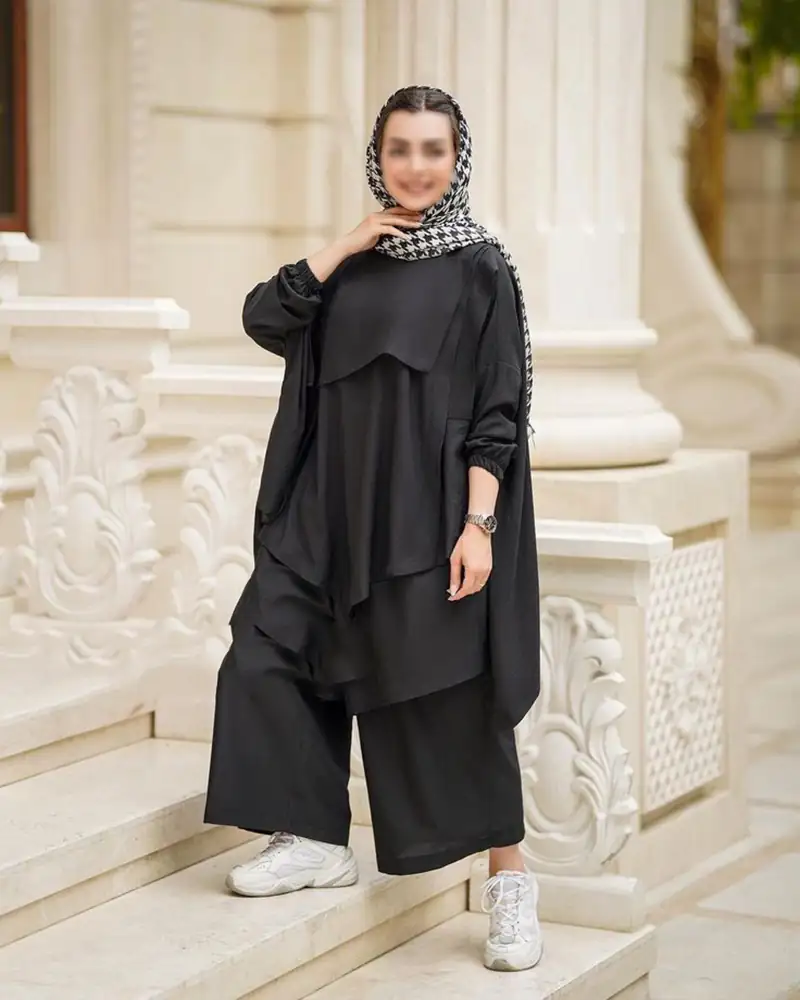 مدل مانتو گشاد اسپرت