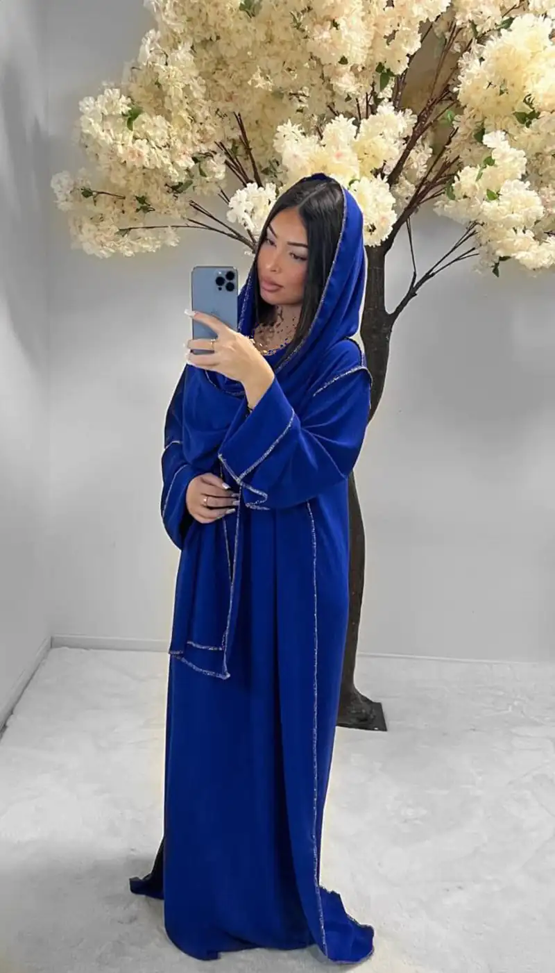 مدل مانتو تابستانی آبی کاربنی