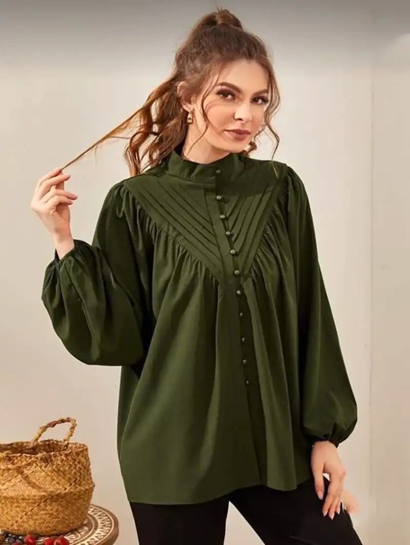 مدل شومیز تابستانی جلو بسته جدید 