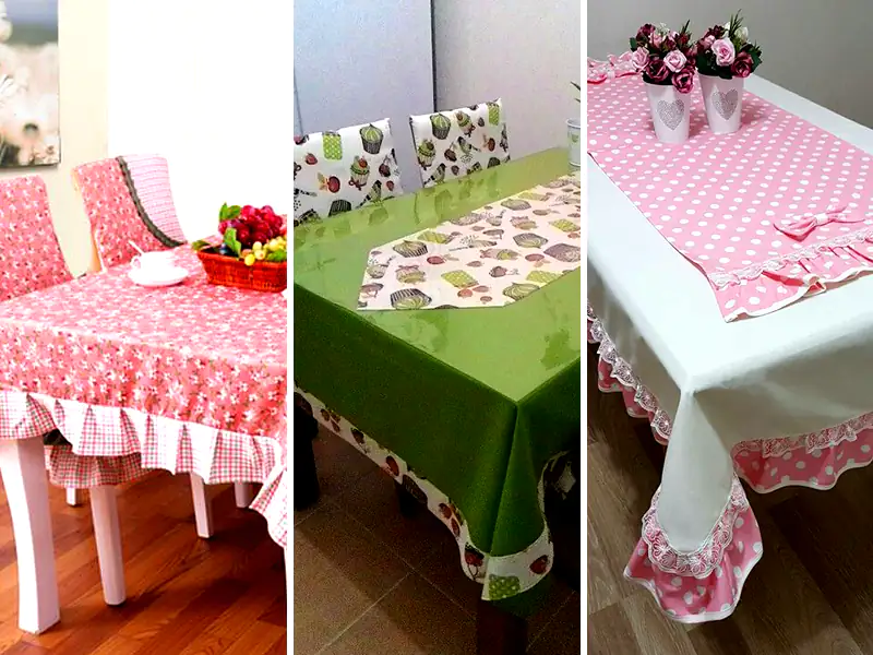 مدل رومیزی پارچه ای برای نوعروس ها